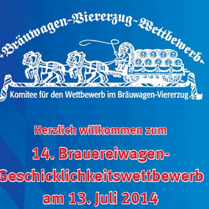 Brauereiwagen-Geschicklichkeitsfahren am 13. Juni 2014